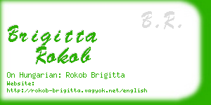 brigitta rokob business card